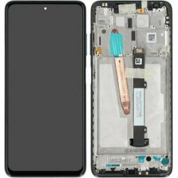 Οθόνη LCD με Πλαίσιο Xiaomi Poco X3 Black Original 560003J20C00 (Service Pack)