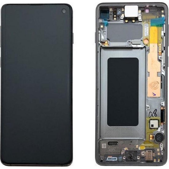 LCD Display Original Samsung G973 Galaxy S10 Black GH82-18850A (Service Pack)