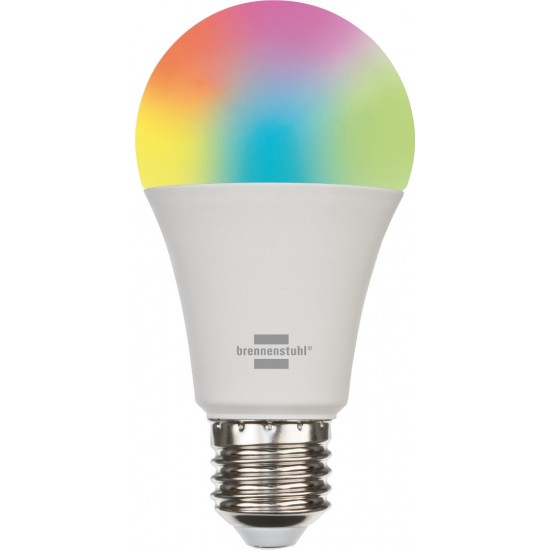 Brennenstuhl Connect Smart 2.4GHz WiFi LED Bulb 9W, 860lm, Ε27 (1294870270)