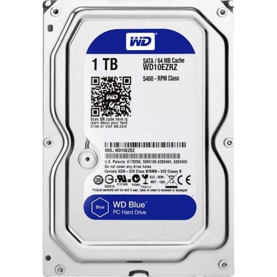 Σκληρός Δίσκος HDD Western Digital Blue 3.5" 1TB (WD10EZRZ)