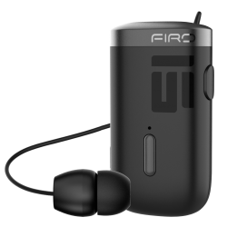 Firo H18 Retractable Bluetooth V5.3 Headset - Πέτου, με Δόνηση - Black