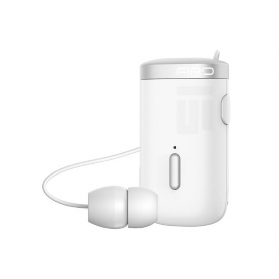 Firo H18 Retractable Bluetooth V5.3 Headset - Πέτου, με Δόνηση - White