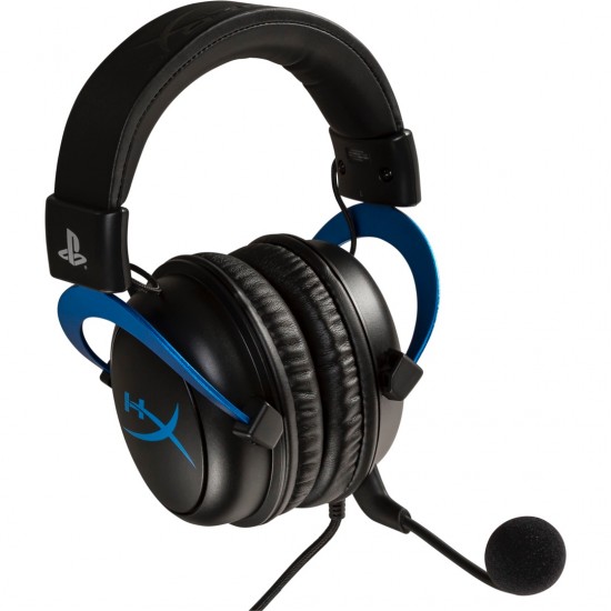 HyperX Cloud PS4/PS5 Gaming-Headset 3.5mm Black/Blue (4P5H9AM)