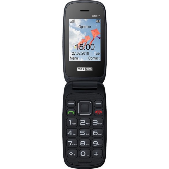 Maxcom Comfort MM817 Κινητό με Μεγάλα Κουμπιά Black