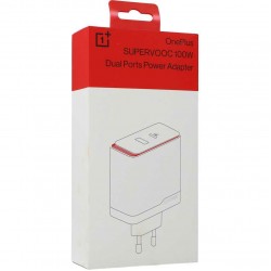 OnePlus Original SUPERVOOC 100W Dual Ports Power Adapter (VCBAUAEH)