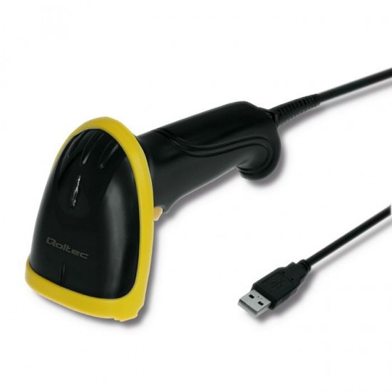 Qoltec USB Laser Barcode Scanner 1D (50860)