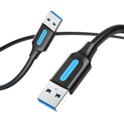 VENTION USB 3.0 A Male to A Male Cable 0.5M Black PVC Type (CONBD)