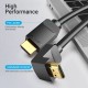 VENTION HDMI Right Angle Cable 270° 1.5M Black (AAQBG)