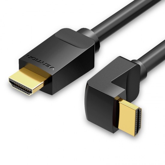 VENTION HDMI Right Angle Cable 90° 2M Black (AARBH)