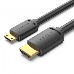 VENTION Mini HDMI to HDMI 4K HD Cable 1.5M Black (AGHBG)