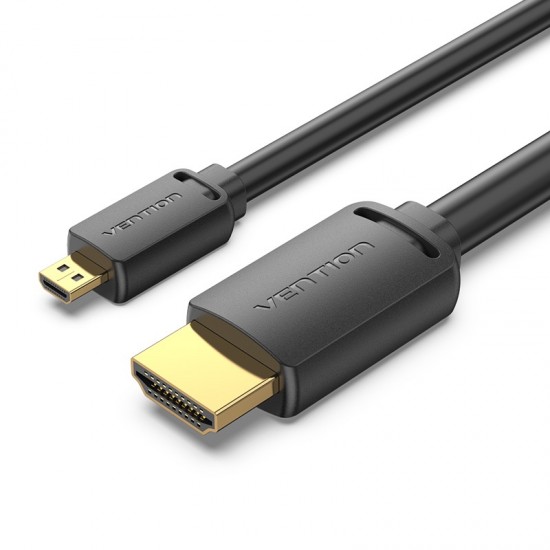 VENTION Micro HDMI to HDMI 4K HD Cable 1.5M Black (AGIBG)