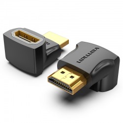 VENTION HDMI 270° Male to Female Adapter Black (AINB0)