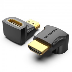 VENTION HDMI 90° Male to Female Adapter Black (AIOB0)