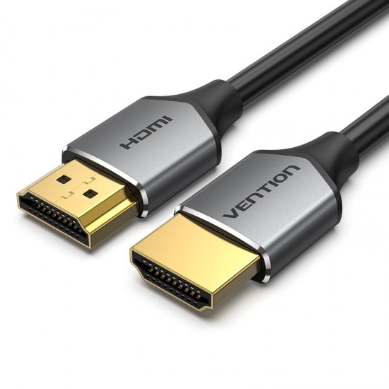 VENTION Ultra Thin HDMI Male to Male Cable 2M Gray Aluminum Alloy Type (ALEHH)