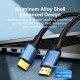 VENTION Cotton Braided 8K HDMI Male to Male Cable 3M Blue Aluminum Alloy Type (ALGLI)