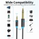 VENTION 3.5mm Male to 6.5mm Male Audio Cable 5M Black (BABBJ)