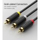 VENTION 3RCA Male to Male AV Cable 1M Black (BCABF)