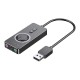 VENTION USB 2.0 External Stereo Sound Adapter with Volume Control 0.15M Black ABS Type (CDRBB)