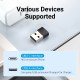 VENTION USB 2.0 Male to Type-C Female Adapter Black PVC Type (CDWB0)