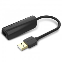 VENTION USB 2.0 to 100Mbps Ethernet Adapter ABS Type Black 0.15M (CEGBB)