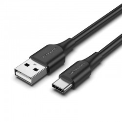 VENTION USB 2.0 A Male to Type-C Male 3A Cable 1M Black (CTHBF)