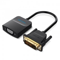 VENTION DVI to VGA Converter 0.15M Black Metal Type (EBBBB)