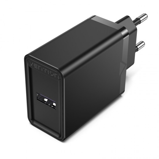 VENTION USB Wall Charger (22.5W) EU Black (FACB0-EU)