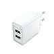 VENTION 2-Port USB (A+A) Wall Charger (18W/18W) EU White (FBAW0-EU)