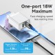 VENTION 2-Port USB (A+A) Wall Charger (18W/18W) EU White (FBAW0-EU)