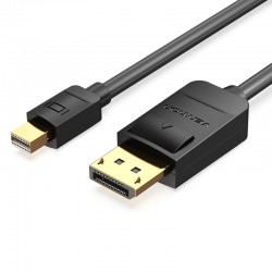 VENTION Mini DisplayPort to DisplayPort Cable 1.5M Black (HAABG)