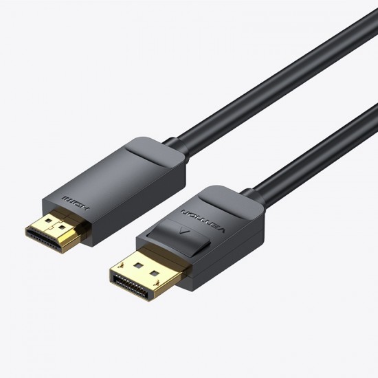 VENTION 4K DisplayPort to HDMI Cable 1.5M Black (HAGBG)