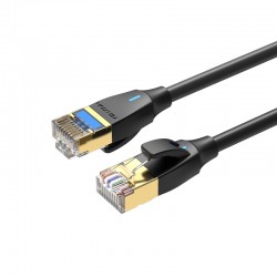 VENTION Cat.8 SFTP Patch Cable 0.5M Black Slim Type (IKIBD)