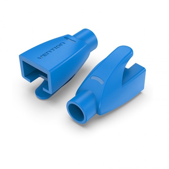 VENTION RJ45 Strain Relief Boots Blue PVC Type 100-Pack (IODL0-100)