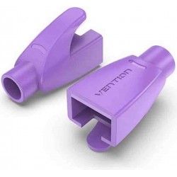 VENTION RJ45 Strain Relief Boots Purple PVC Type 100-Pack (IODV0-100)