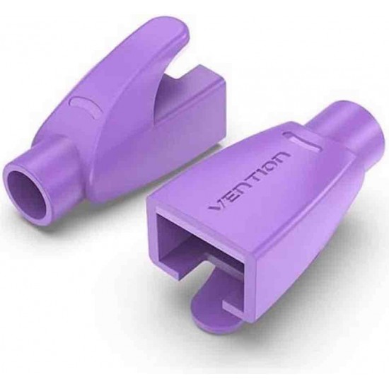 VENTION RJ45 Strain Relief Boots Purple PVC Type 50-Pack (IODV0-50)