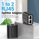 VENTION RJ45 Splitter Adapter Black PVC Type (IPTB0)