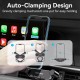 VENTION Auto-Clamping Car Phone Mount With Duckbill Clip Gray Crossbar Type (KCEH0)