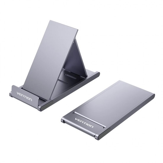 VENTION 3-Angle Desktop Smartphone Stand Gray Aluminium Alloy Type (KCXH0)