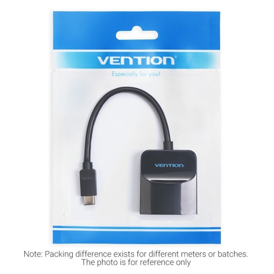 VENTION Type-C to HDMI Adapter 0.15M Black ABS Type (TDCBB)