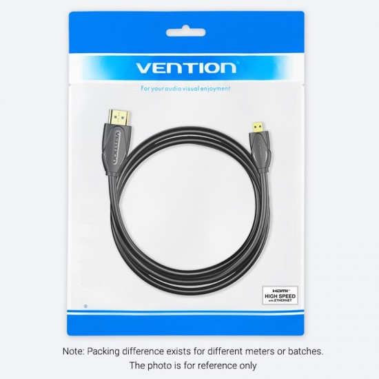 VENTION Micro HDMI to HDMI Cable 1M Black (VAA-D03-B100)