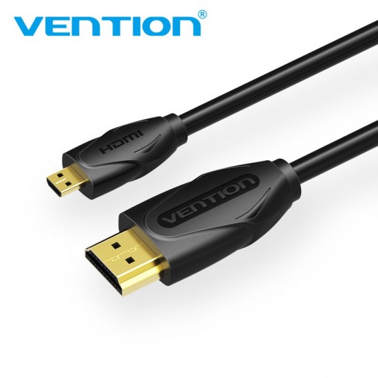 VENTION Micro HDMI to HDMI Cable 1.5M Black (VAA-D03-B150)