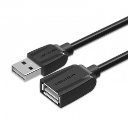 VENTION USB 2.0 Extension Cable 0.5M Black (VAS-A44-B050)