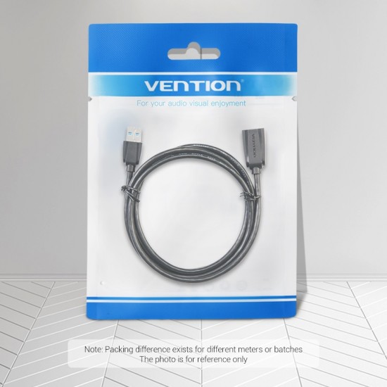 VENTION USB 2.0 Extension Cable 1.5M Black (VAS-A44-B150)