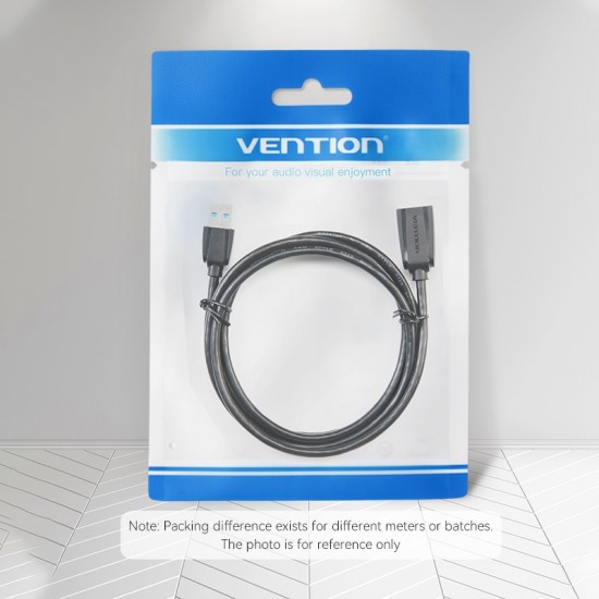 VENTION USB 3.0 Extension Cable 3M Black (VAS-A45-B300)