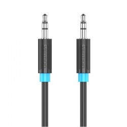 VENTION 3.5mm Male to Male Audio Cable 0.8M Black (VAS-A65-B080)