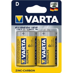 Varta SuperLife D 1.5V (2τμχ) (4008496556342)