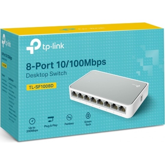 TP-Link 8-Port Switch (TL-SF1008D V12.0)